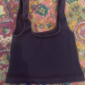 Free People Movement Happiness Runs Square Neck Tank